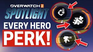 Every SINGLE NEW Hero Perk In Overwatch 2