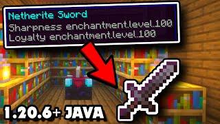 How to Add CUSTOM ENCHANTMENTS to Items Using Commands in Minecraft 1.20.6+ Java? [Updated Tutorial]