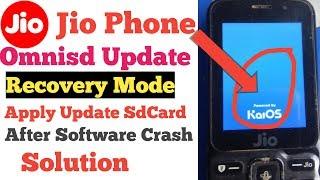 Omnisd Update Recovery Mode After Jio Phone Software Crash Kaios logo Problem Fix ! Omnisd Zip File