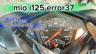 mio i125 error code 37 basic lang.tutorial step by step.