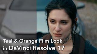 Very quick teal & Orange Film Look in DaVinci Resolve 17