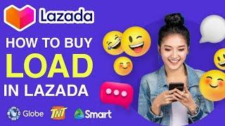 LAZADA APP | How to BUY LOAD in LAZADA | As low as P1 LOAD | Step by Step