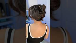 Easy One Minute Summer Hairstyle Using the CUTEST hair pin #hairtutorial #easyhairstyles #shorts