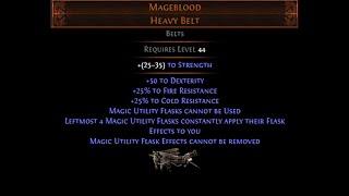 How to make a mageblood using a mageblood