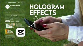 How to Create Hologram Effects in CapCut