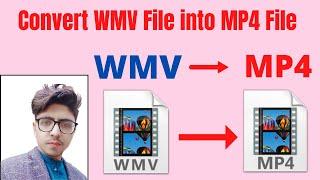 How to convert WMV file into MP4 file without any Software | convert wmv to mp4 | Muhammad Abbas