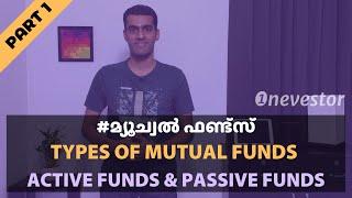 Mutual Funds Types: Actively Managed Funds vs. Passively Managed Funds [MALAYALAM / EPISODE #114]