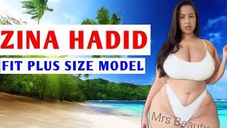 Real Zina Hadid Curvy Plus Size Model Brand Ambassador|Instagram Models| Biography, wiki, lifestyle