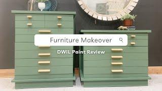 Boho Dresser Set Makeover // DWIL Furniture Paint Review // Trash to Treasure