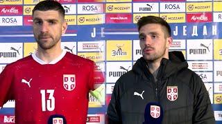 Tadić i Mitrović: "Žao nam je što nije bilo navijača"