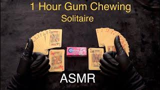 ASMR - Intense Gum Chewing + Solitaire (No talking) 1 Hour
