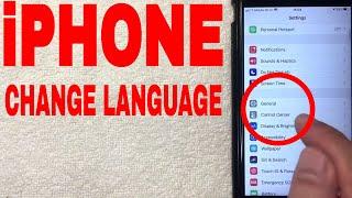   How To Change  Language On iPhone 