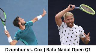 Damir Dzumhur vs. Daniel Cox | 2023 Rafa Nadal Open Qualifying Round 1 | ATP Challenger Highlights