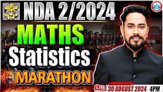 NDA 2 2024 Maths Statistics | NDA Marathon Classes 2024 | NDA Maths One Shot By Neeraj Baisla Sir