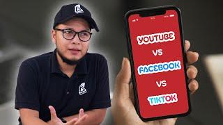Youtube vs Tiktok vs Facebook | Mana lebih baik untuk video creator