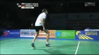 SF - MS - Vladimir Ivanov (RUS) vs Marc Zwiebler (GER) - EMTC 2013