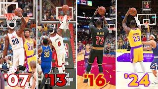 I Used Every Version of LeBron James in NBA 2K24 Play Now Online