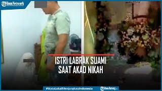 Viral Istri Sah Labrak Suami saat Akad Nikah dengan Istri Muda