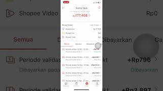 Komisi pertama shopee affiliate cair #komisishopee