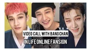 i met bang chan from stray kids! // kpop video call fansign 스트레이키즈 방찬