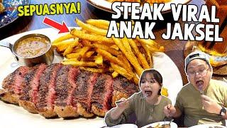 MAKAN STEAK INI HARUS BOOKING DULU, BOLEH MAKAN SEPUASNYA SAMPE KENYANG!