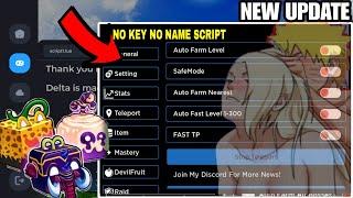 Script Blox Fruit Mobile No Key AUTO FARM & FRUIT FARM | RAID & CHEST | TP | Delta & Fluxus Script