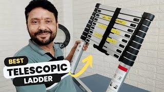 Best Folding Ladder For Home | AGARO 2.9m (9.5 ft) Aluminium Telescopic Ladder | Review