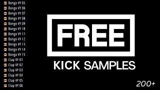 200 + Free Kick Samples | Free Download | Free Drum kit 2023
