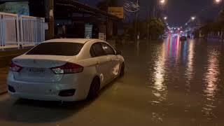 Raw video from our teams around Pattaya tonight after hours of steady rain.