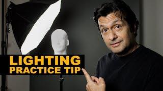 PORTRAIT LIGHTING - How to  Practice (Tip)