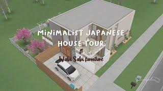 Minimalist Japanese House Tour ft Wabi Sabi Furniture | Sims Freeplay | floor plan