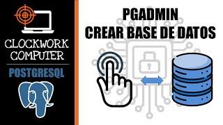 PostgreSQL Crear BASE DE DATOS con pgAdmin