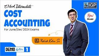 CMA Intermediate || Cost Accounting || Dec-24 Exams || CA Ashish Kalra Sir