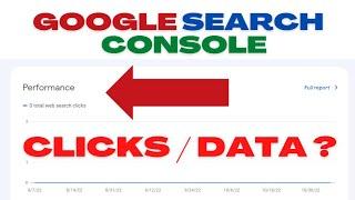 how to fix google search console not showing data or clicks