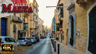 In the Heart of Valletta: Enchanting 4K Walking Tour Through Malta's Soul