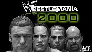 WWE 2K24 Universe Mode - WWF Wrestlemania 2000 OFFICIAL Match Card