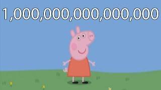 Peppa Pig Says "I'm Peppa Pig" 1,000,000,000,000,000 times