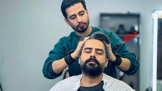 | ASMR BARBER |Full Hair Massage & Satisfying Scissor Cut ️ (Graduation Type) - Relax & Enjoy️