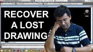AUTOCAD AUTOSAVE | AUTOCAD BACKUP FILES | AUTOCAD DRAWING RECOVERY MANAGER
