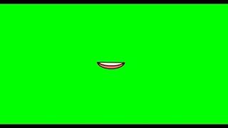 Green screen cartoon talking mouth avatar | No copyright | green screen cartoon face movement