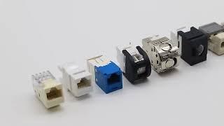Puxin keystone jack network connector for telecom parts