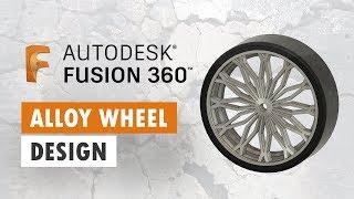 Alloy Wheel Design in Fusion 360