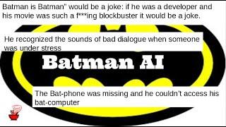 I Had an AI Write Some Batman Stories. (Talk to Transformer)