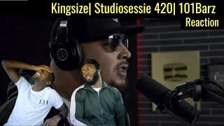 Kingsize | Studiosessie 420 | 101Barz Reaction