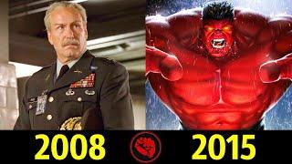  Красный Халк - Эволюция (2008 - 2015) ! Все Появления Генерала Росса !