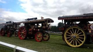 John Fowler No. 17106 Traction Engine with Crane - Hauling 6 engines at 109 tonne -