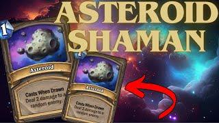 Asteroid Shaman ️ Great Dark Beyond  | GUIDE + DECK !! ️ | Hearthstone Standard