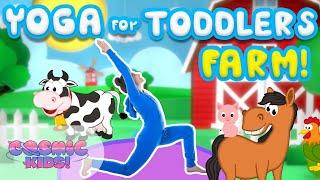 On The Farm | Yoga for Toddlers | Yoga Time! - Cosmic Kids