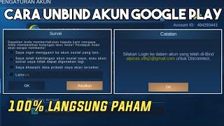 Cara unbind akun google play mobile legends