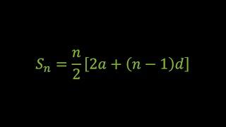 Progressions: Arithmetic Series